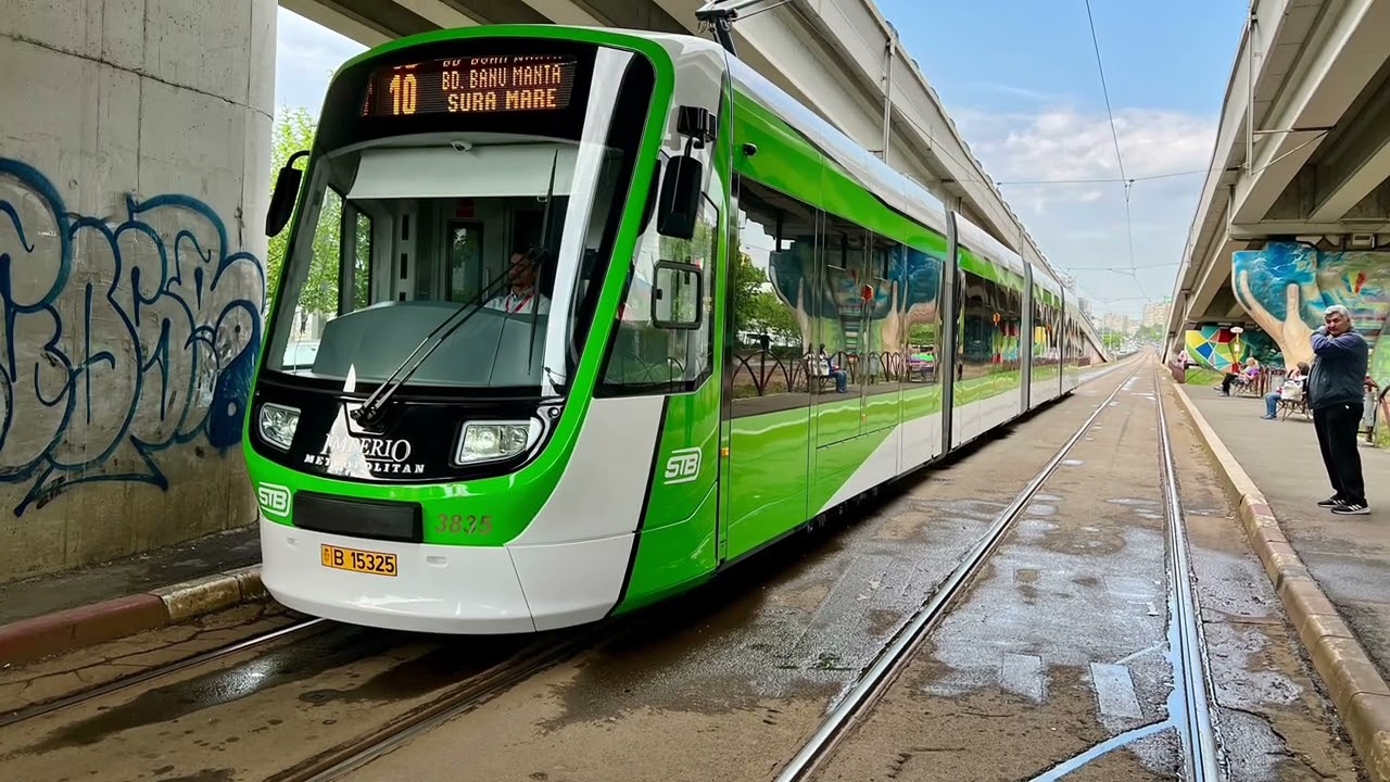 [4K 60fps]The Journey of 100 new Astra Imperio Metropolitan Tramways for Bucharest STB