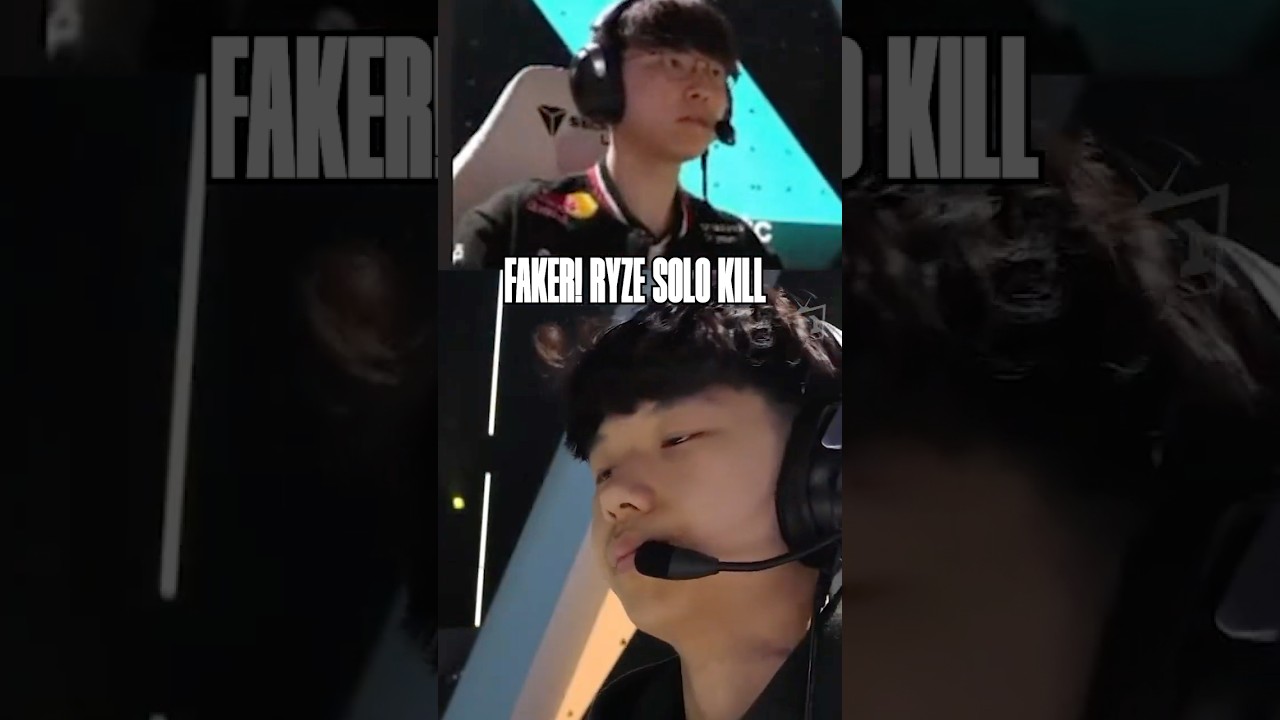 FAKER! RYZE SOLO KILL | EWC 2025