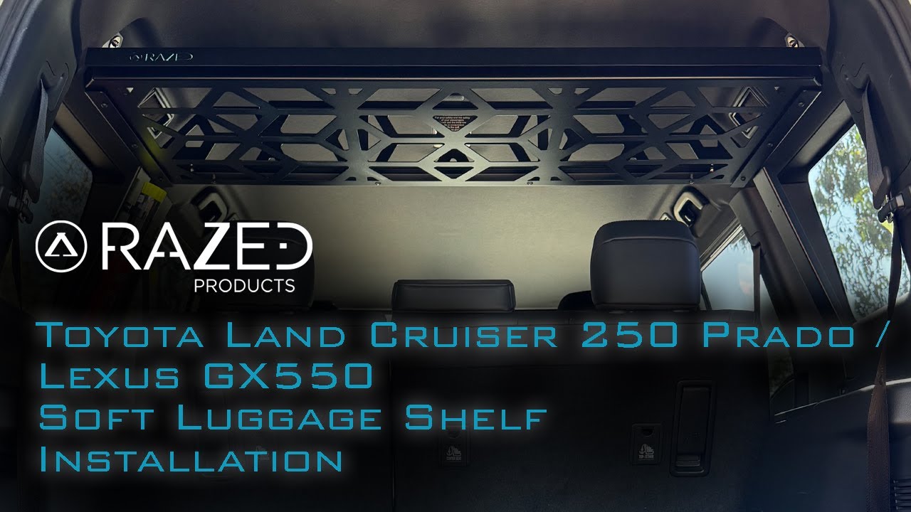 Soft Luggage Shelf System – Landcruiser 250 Series Prado / Lexus GX550