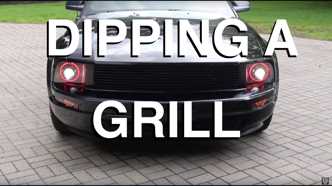 Dipping a Billet Aluminum Mustang Grill