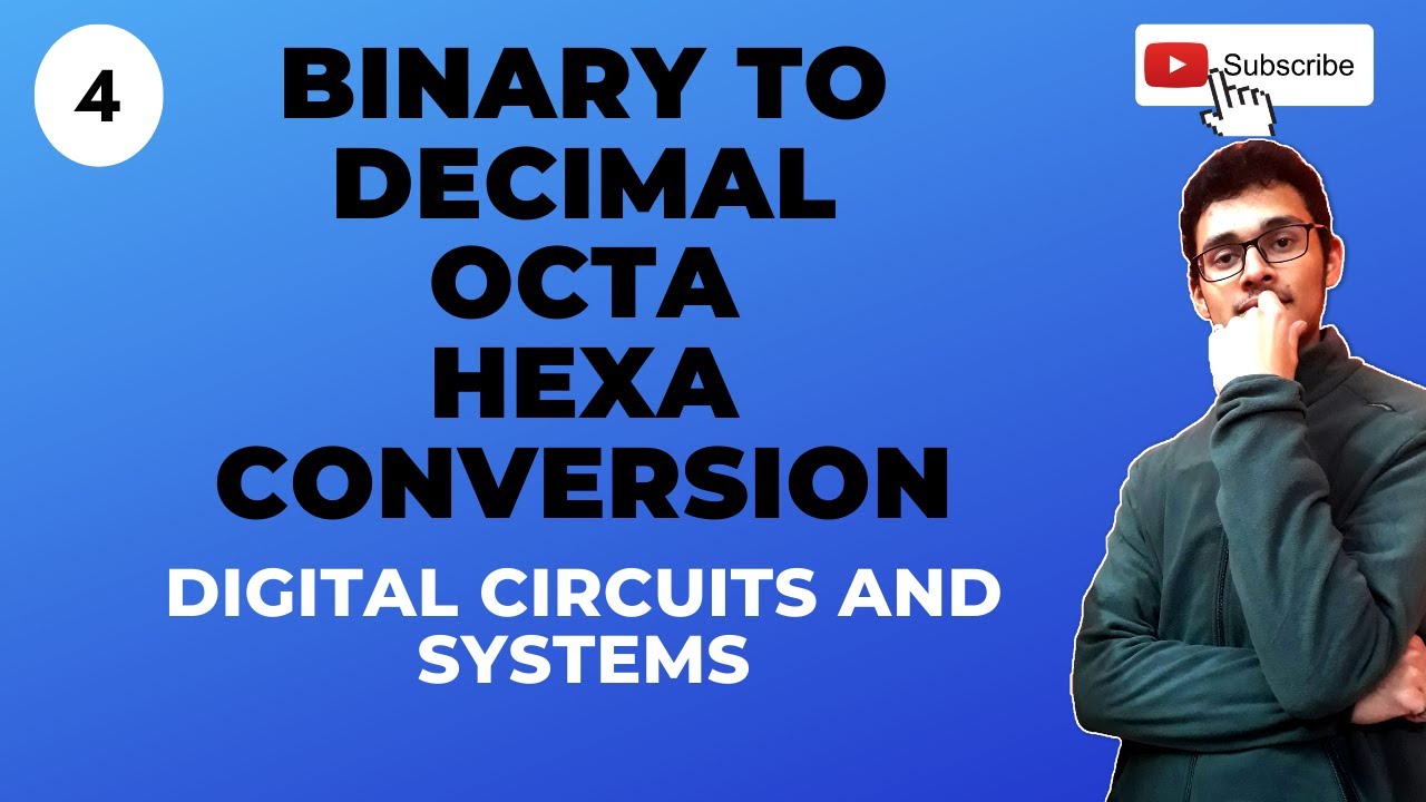 Convert Binary to Any Other Base (Decimal, Octal, Hex) | Number System