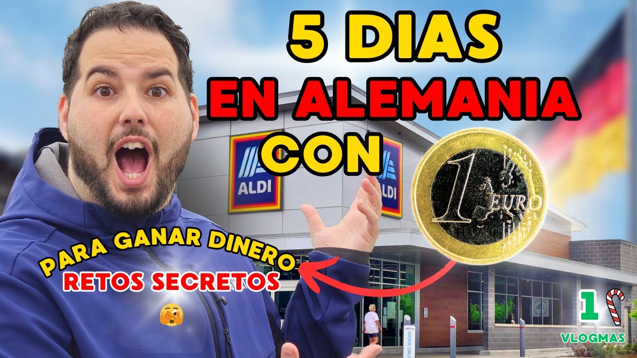 SOBREVIVIENDO 5 días en Alemania con solo 1 euro 