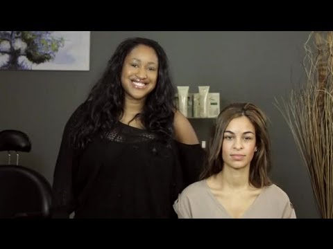 How to Straighten Side Bangs Using a Flat Iron : Hair Styling Advice