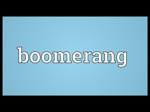 Boomerang Meaning