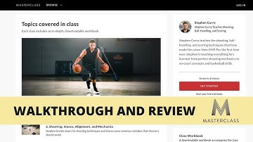 MasterClass Stephen Curry. Full Review and Walkthrough