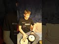sweating paradiddle grooves/fills on bongos #drummer #paradiddles #bongos #drums