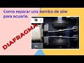 Como reparar una bomba de aire para acuario