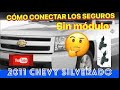 Como Conectar los seguros en una 2011 Chevrolet Silverado