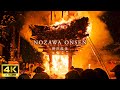【4K Japan Walk】Nozawa Onsen - Snowy retro townscape and impressive traditional fire festival