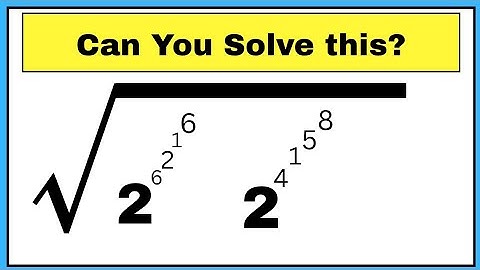 Nice Square Root Maths Simplification | No Calculator Allowed|