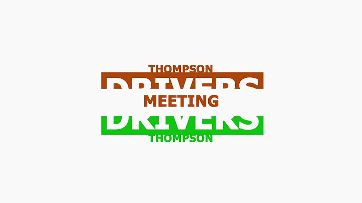 Thompson Drivers Meeting 2020 - Dana Morrison