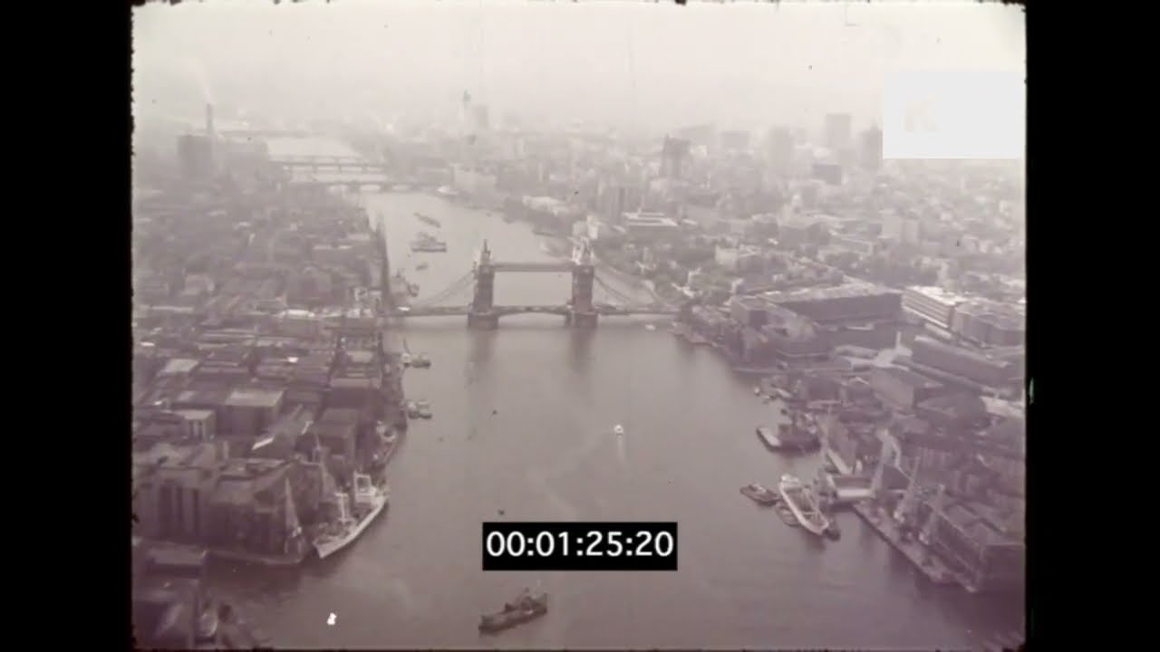1960s Aerials Over Central London, 35mm