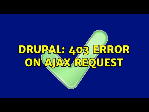 Drupal: 403 Error
