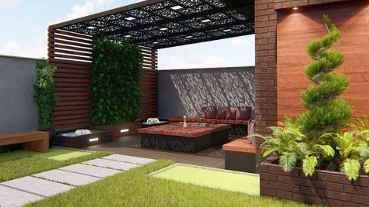 200 Backyard Patio Design Ideas 2022 Rooftop Garden Landscaping ideas| House Exterior Pergola design