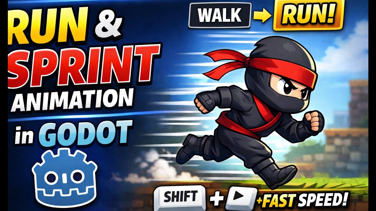 How to Add Run Animation in Godot 2D (AnimatedSprite2D Tutorial) at ...