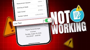 How to Fix Live Text Not Working on iPhone | Solutions for Live Text Feature Error on iPhone