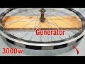 How to turn Cycle Wheel into a 220v Most Powerful Generator Using Super Magnet....