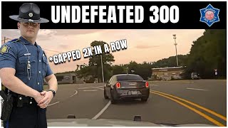 Chrysler 300 OUTSMARTS & GAPS the F*** out Arkansas State Police 2X in a ROW...