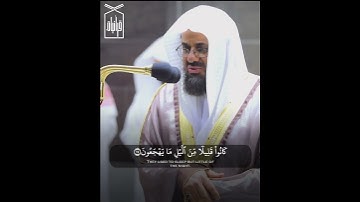 ﴿وَبِالأَسحارِ هُم يَستَغفِرونَ﴾ من سورة الذاريات للشيخ سعود الشريم 🤍.