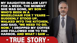 My Daughter in Law Left for a Week—Then My Paralyzed Son Suddenly Stood Up and Said, “We Need to