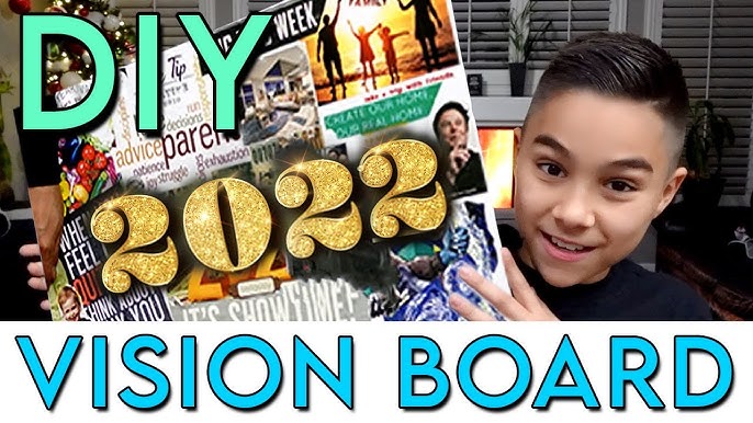 How to make a Vision Board [VISION BOARD FOR KIDS] 