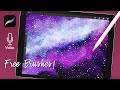 Watercolor Galaxies in Procreate // Stunning Procreate Watercolor Galaxy Tutorial