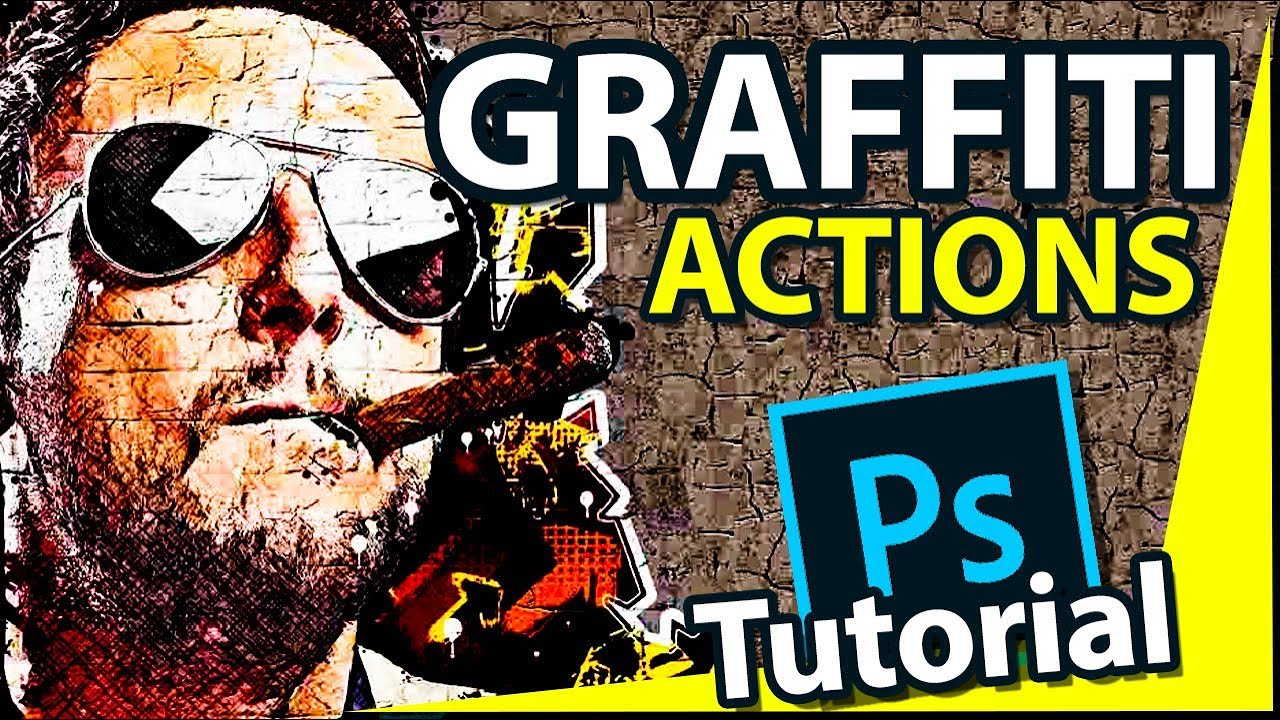 🌈 Como hacer un GRAFFITI en PHOTOSHOP 🅿️ Photoshop cc 2018 Tutorial ⭐ - YouTube