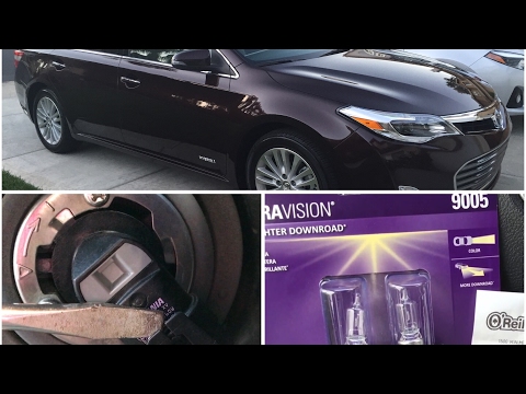 How to Replace Headlight Bulb on Toyota Avalon 2013 to 2017 How to repair headlight