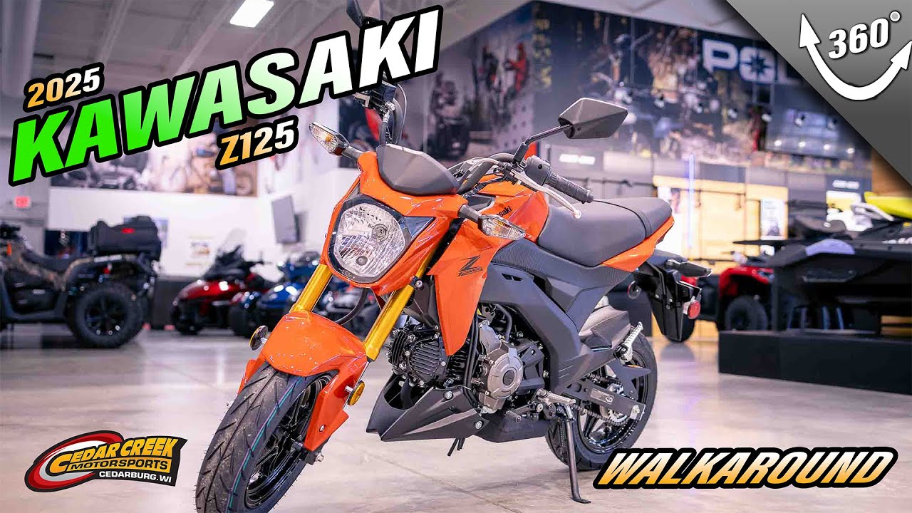 Walkaround | 2025 Kawasaki Z125 PRO - YouTube