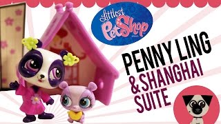 Littlest Pet Shop Penny Ling & Shanghai Suite Style Set Derpy Unicorn Power Edition