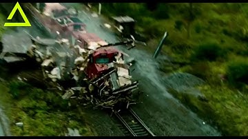 Unstoppable Movie - Surviving The Train Crash - 2/6