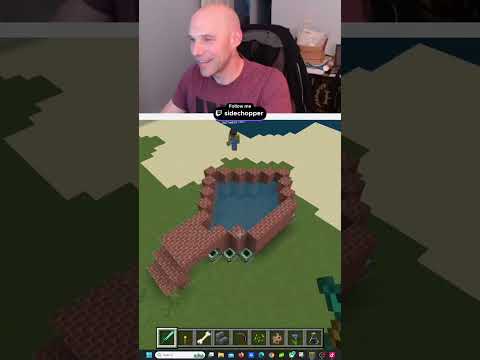 Teach a Dad to Minecraft: Pool Party 😎