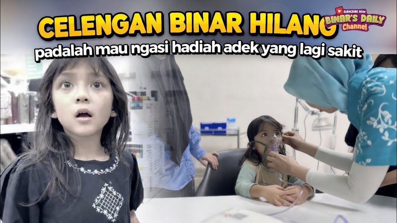CELENGAN BINAR HILANG DI GRAMEDIA, Binar Mau Beli Hadiah Untuk Adek Yang Lagi Sakit