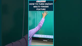How Teachers Can Customize Multi-Finger Controls #smartboard #tutorial