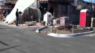 Warm Weather Allows Construction Crew To Keep Working
