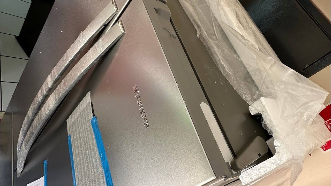 Como Desmontar Remover Portas Geladeira BRASTEMP Inverter Frost Free INOX - Não passa na porta