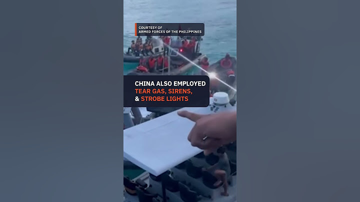 China used weapons vs Filipino troops in Ayungin resupply