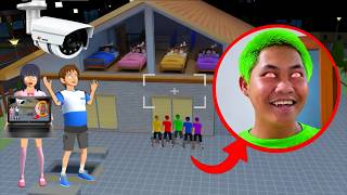 yuta mio panik CCTV merekam HANTU OMPED di belakang rumah!😱 | SAKURA SCHOOL SIMULATOR