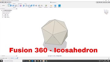 Icosahedron - Easy in Fusion 360 - No Math or Angles