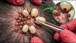 Tick Removal Compilation, Tick Removal Tool, Tick Infestation , Dog tick treatment ❤️