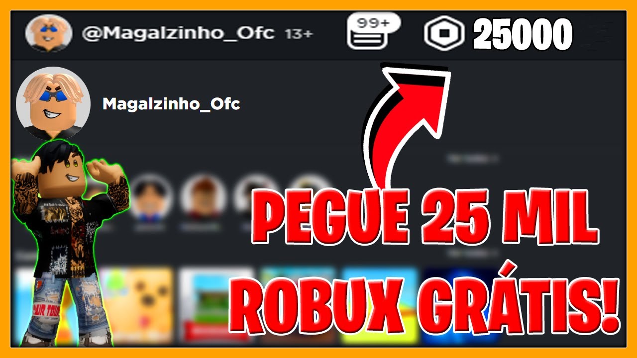 💲⚠️COMO GANHAR 2 MIL ROBUX DE GRAÇA NO ROBLOX!! (100% funciona)