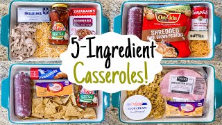 5 INGREDIENT CASSEROLES | The BEST EASY Casserole Recipes With FEW Ingredients! | Julia Pacheco