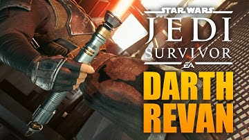 HOW TO CREATE DARTH REVAN in Star Wars Jedi Survivor Lightsaber Customization (Sith lightsaber)