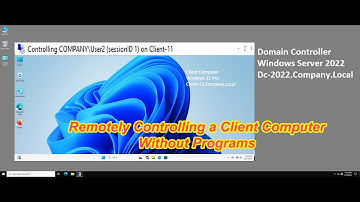 How to Remotely Control a Client Computer Using Group Policy on Windows Server 2022