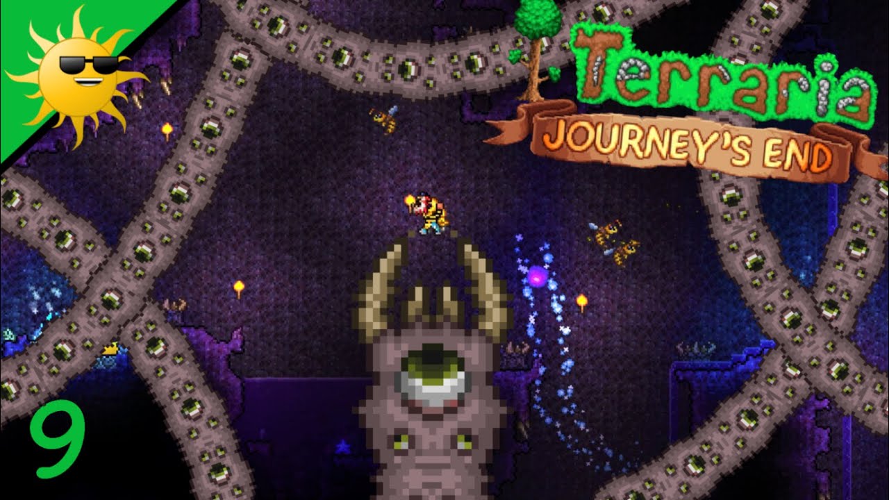 An Enormous Binge Eating Worm | Terraria 1.4 Expert Mode | Part 9