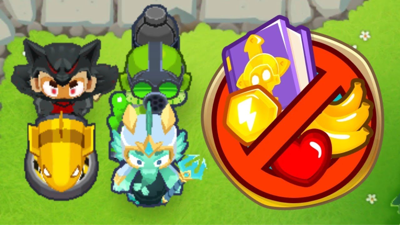 Bloons TD 6 BUT A RANDOMIZER PICKS My Towers in Chimps Mode (Bloons TD ...