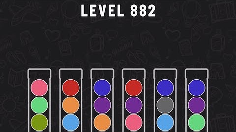 Ball Sort Puzzle Level 882 #ballsortpuzzle #ballsortpuzzlegameplay #puzzlegame #mobile games
