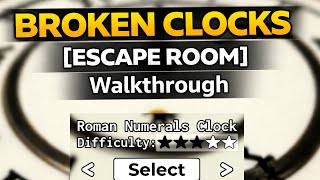 BROKEN CLOCKS [ESCAPE ROOM] Walkthrough [ROMAN NUMERALS CLOCK] [Full Guide English] 🗝️ screenshot 5