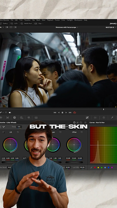 Beautiful SKIN Tones every single time in Davinci Resolve