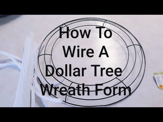 DIY Wire WREATH FORMS, Star, Donut & Candy Cane Shapes, Christmas Decor